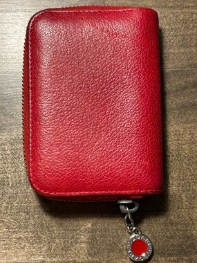 Bvlgari Leather Zip Wallet